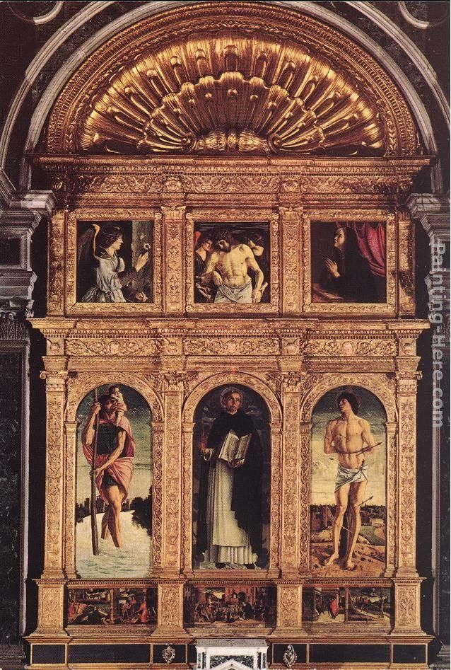 Giovanni Bellini Polyptych of S. Vincenzo Ferreri